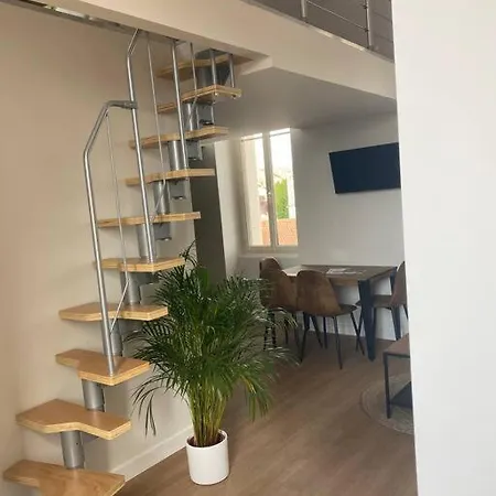 Duplex Type Loft Centre * Clim * Wifi * De Gamme * Διαμέρισμα *